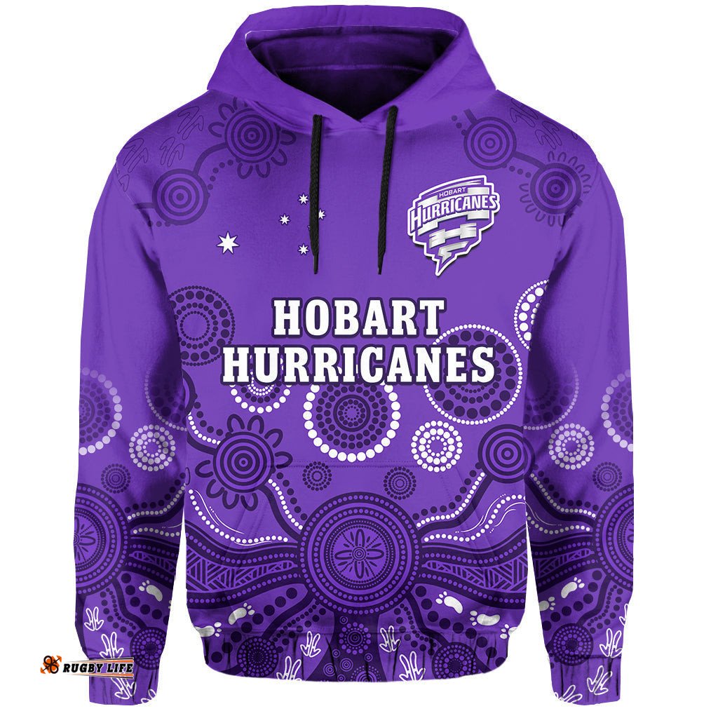 hobart hurricanes cricket hoodie indigenous artsy