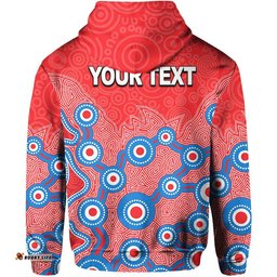 custom personalised swans football hoodie