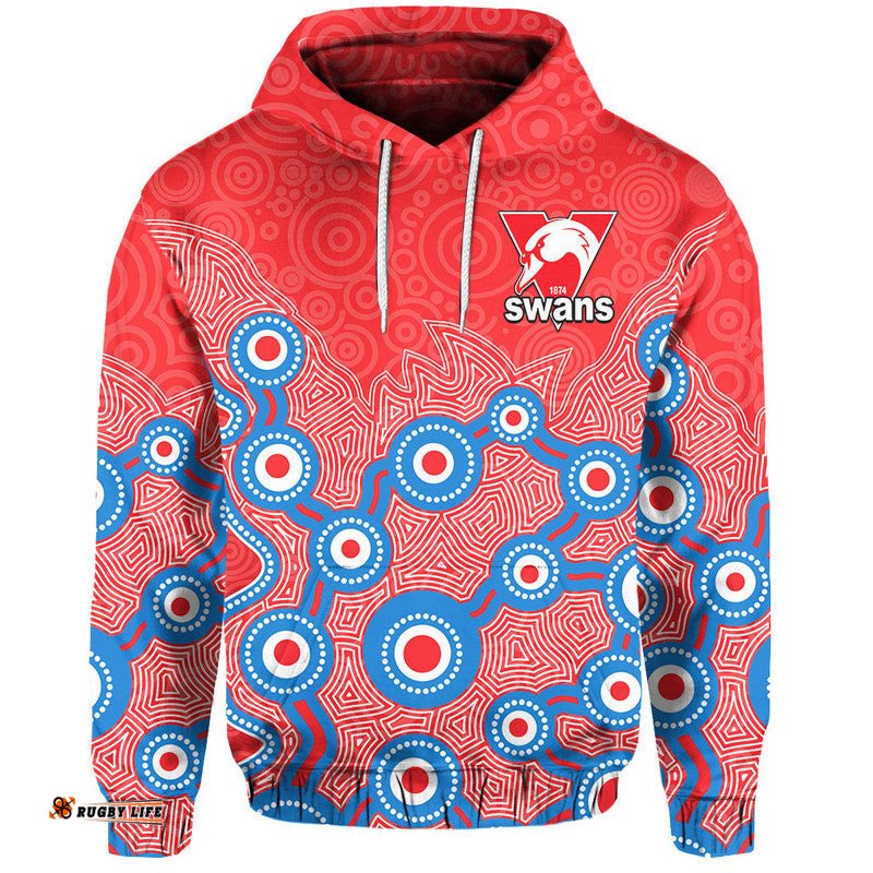 custom personalised swans football hoodie