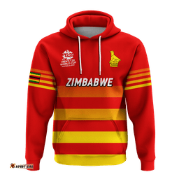 custom personalised zimbabwe cricket mens t20 world cup pride hoodie