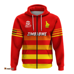 custom personalised zimbabwe cricket mens t20 world cup pride hoodie