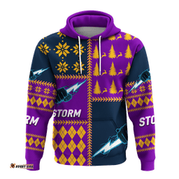 storm rugby christmas style hoodie