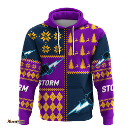 storm rugby christmas style hoodie