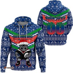 custom clothing new zealand warriors christmas aboriginal tattoo zip hoodie