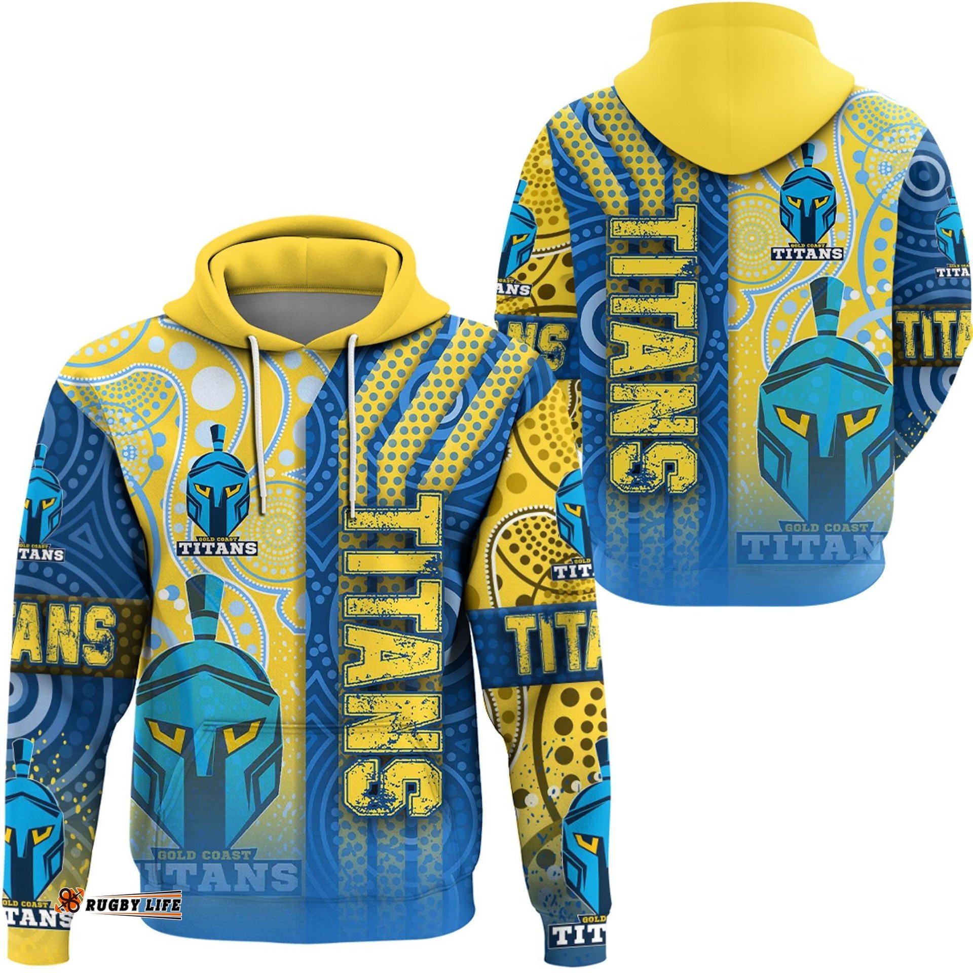 clothing gold coast titans sporty style hoodie