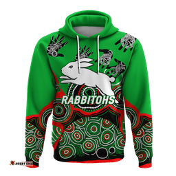 rabbitohs rugby aboriginal art hoodie 09