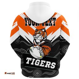 clothing custom west tigers zip hoodie