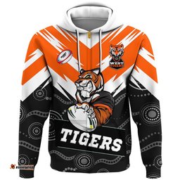 clothing custom west tigers zip hoodie