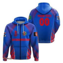 custom personalised afghanistan cricket t20 world cup mens hoodie