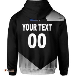 custom personalised and number new zealand cricket mens t20 wc hoodie