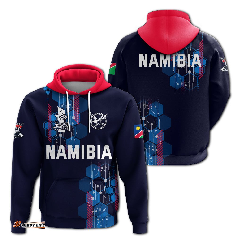 namibia cricket eagles t20 world cup mens hoodie