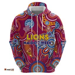 personalised crows naidoc week 2024 hoodie aussie aboriginal art