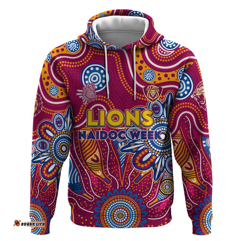 personalised crows naidoc week 2024 hoodie aussie aboriginal art