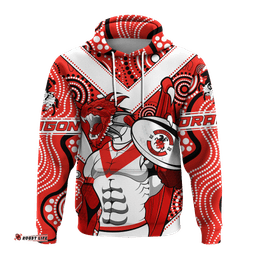 dragons rugby aboriginal st george illawarra hoodie