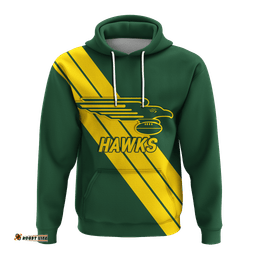 custom personalised hawks football augusta margaret river hoodie