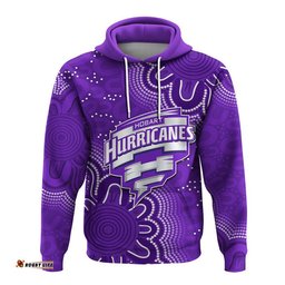 custom personalised and number hurricanes cricket hoodie aboriginal purple