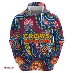 personalised lions naidoc week 2024 hoodie aussie aboriginal art