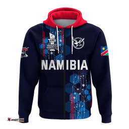 custom personalised namibia cricket eagles t20 world cup mens hoodie
