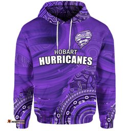 custom personalised hobart hurricanes indigenous aboriginal arts zip up and pullover hoodie