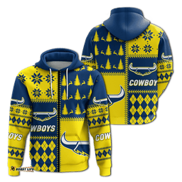 cowboys rugby christmas style hoodie