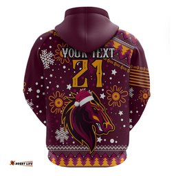 custom broncos rugby hoodie heart of all queenland christmas vibe unique