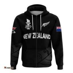 new zealand cricket t20 world cup mens fern maori hoodie