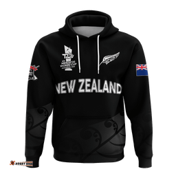 new zealand cricket t20 world cup mens fern maori hoodie