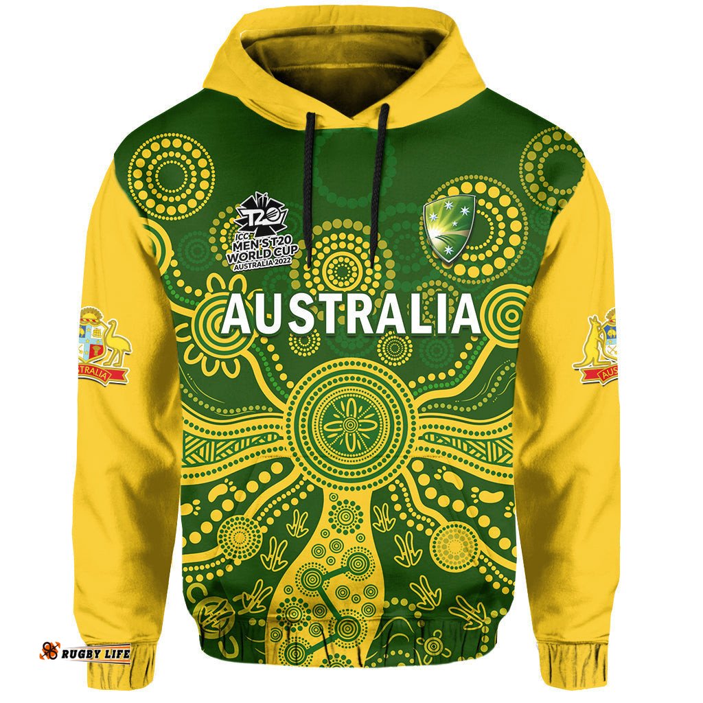 australia cricket hoodie aussie mens t20 world cup ver02