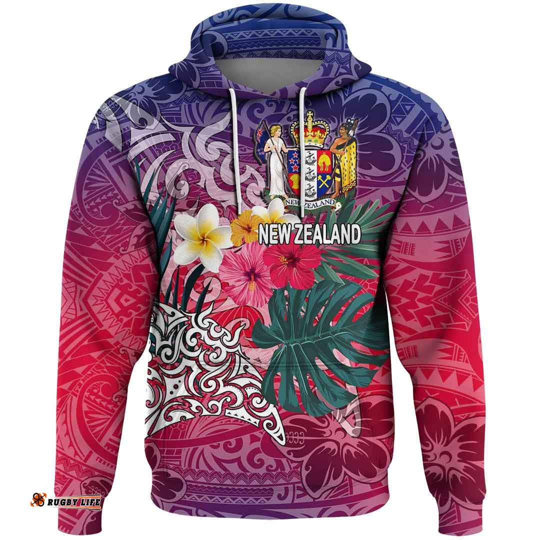 clothing new zealand style polynesian tattoo hoodie