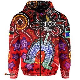 australia naidoc week hoodie australian aboriginal dhari kangaroo artsy style