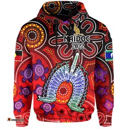 australia naidoc week hoodie australian aboriginal dhari kangaroo artsy style
