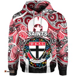 saints australian football hoodie naidoc week