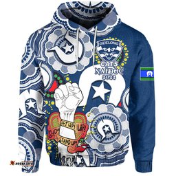 custom personalised cats australian football hoodie naidoc week lets fight together 08