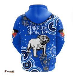 bulldogs rugby naidoc aboriginal hoodie