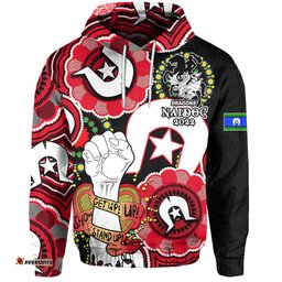 custom personalised dragons rugby naidoc week hoodie lets fight together no2 01