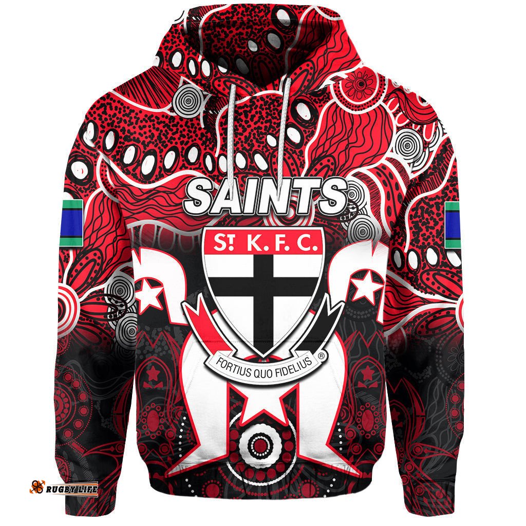 custom personalised saints australian football torres strait islanders mix aboriginal hoodie 08