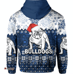 bulldogs rugby hoodie christmas