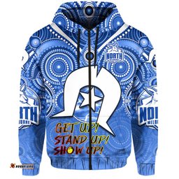 kangaroos football naidoc week hoodie north melbourne aboriginal dhari