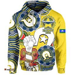 custom personalised cowboys rugby naidoc week hoodie lets fight together 02