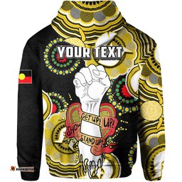 custom personalised richmond australian football hoodie naidoc week lets fight together 06