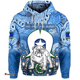 custom personalised bulldogs torres strait islanders mix aboriginal hoodie 09