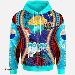 pasifika rugby aboriginal polynesian hoodie moana pasifika ocean humpback whale with rugby ball and blooming hibiscus