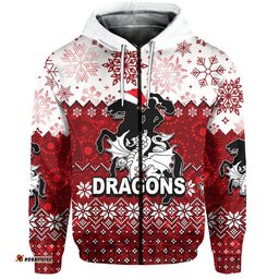 dragons rugby hoodie christmas