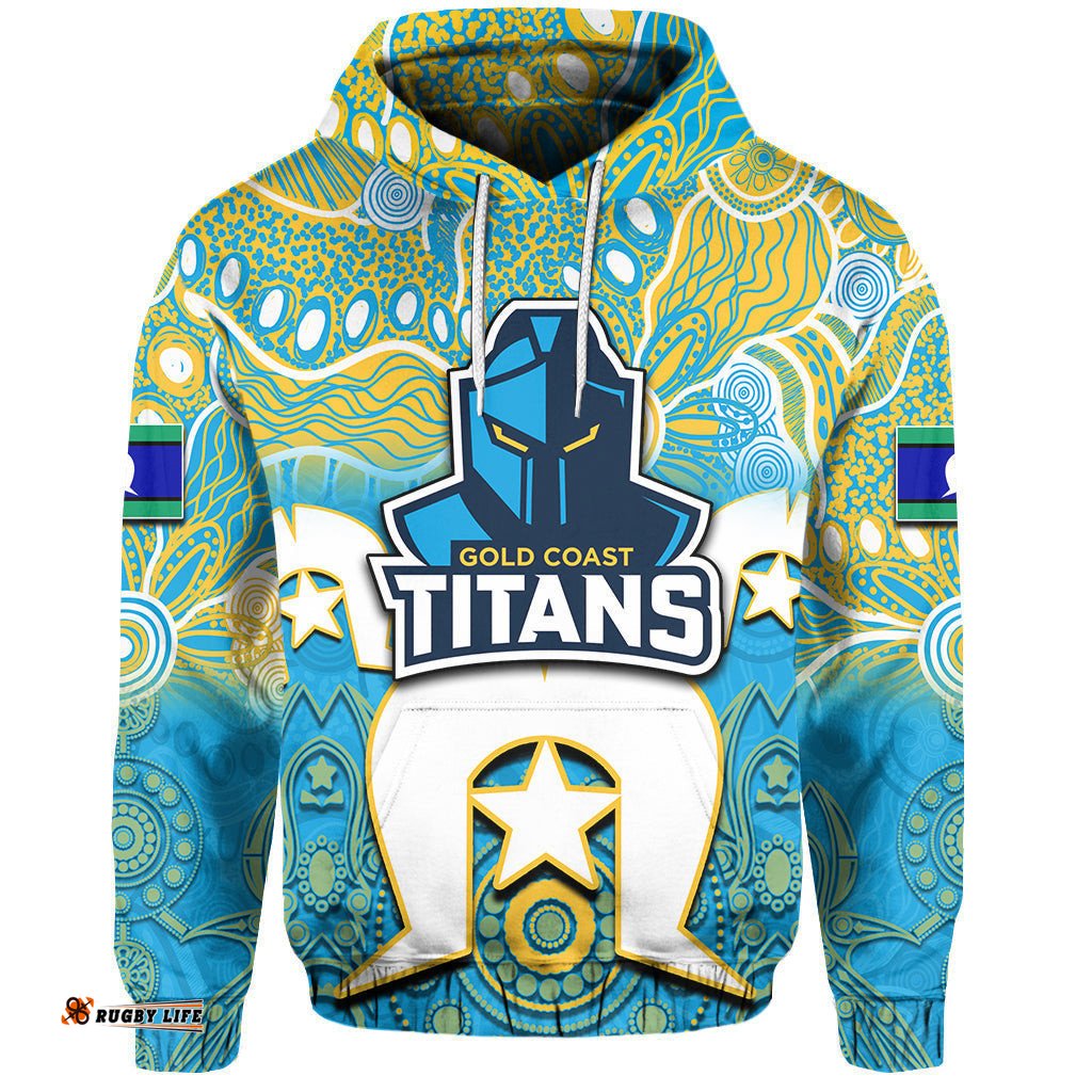 custom personalised titans torres strait islanders mix aboriginal hoodie 05