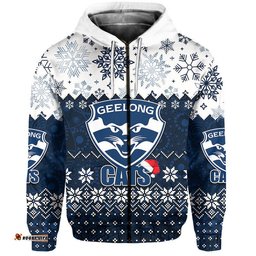 geelong cats hoodie christmas
