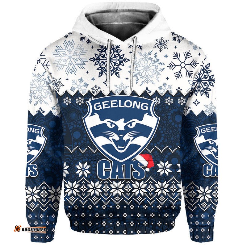 geelong cats hoodie christmas