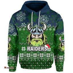 raiders rugby hoodie christmas