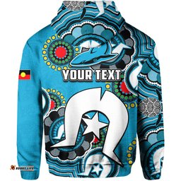 custom personalised sharks rugby naidoc week hoodie lets fight together 05