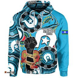 custom personalised sharks rugby naidoc week hoodie lets fight together 05