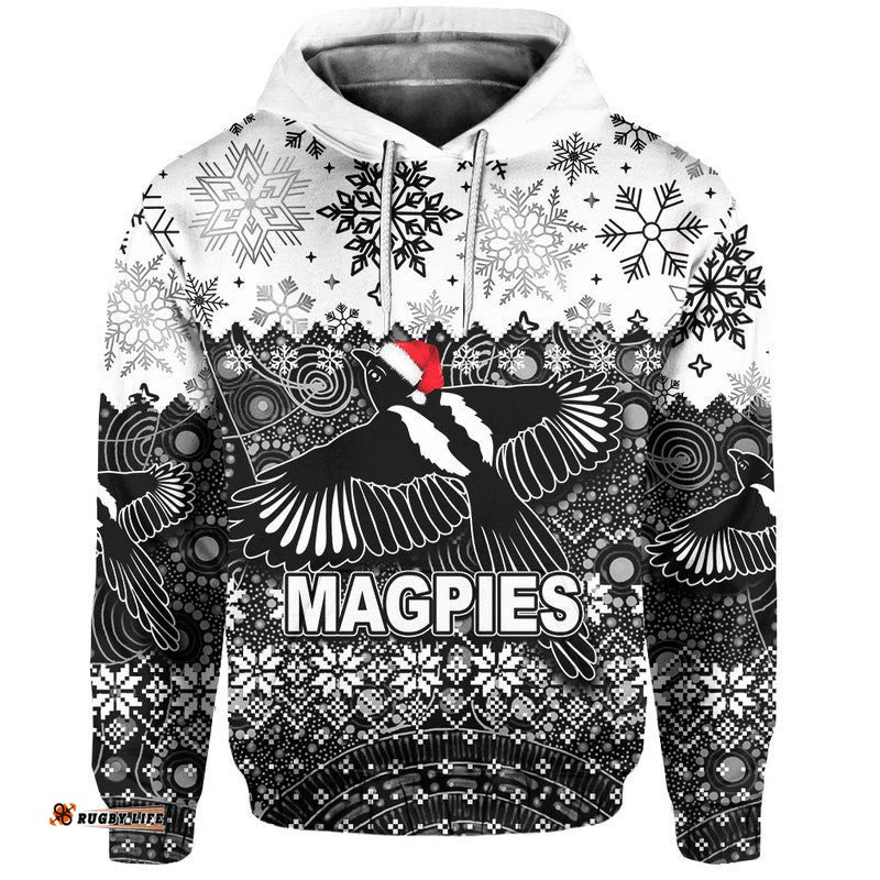 magpies hoodie christmas
